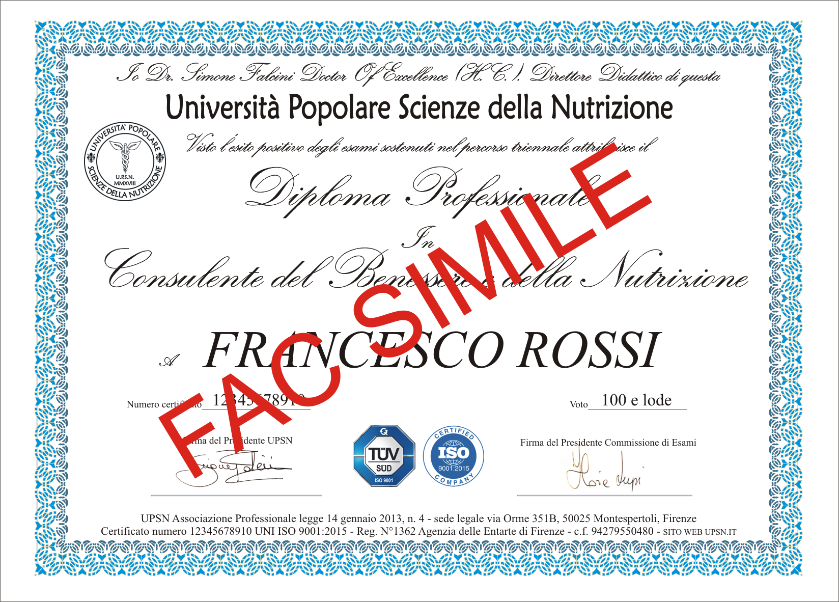 Laurea Triennale In Alimentazione Naturopatia E Nutraceutica Olistica L26 Universita Upsn